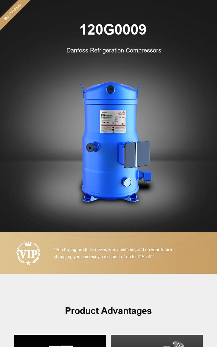 Danfoss Compressor 120G0009, technical parameters pdf, structure diagram